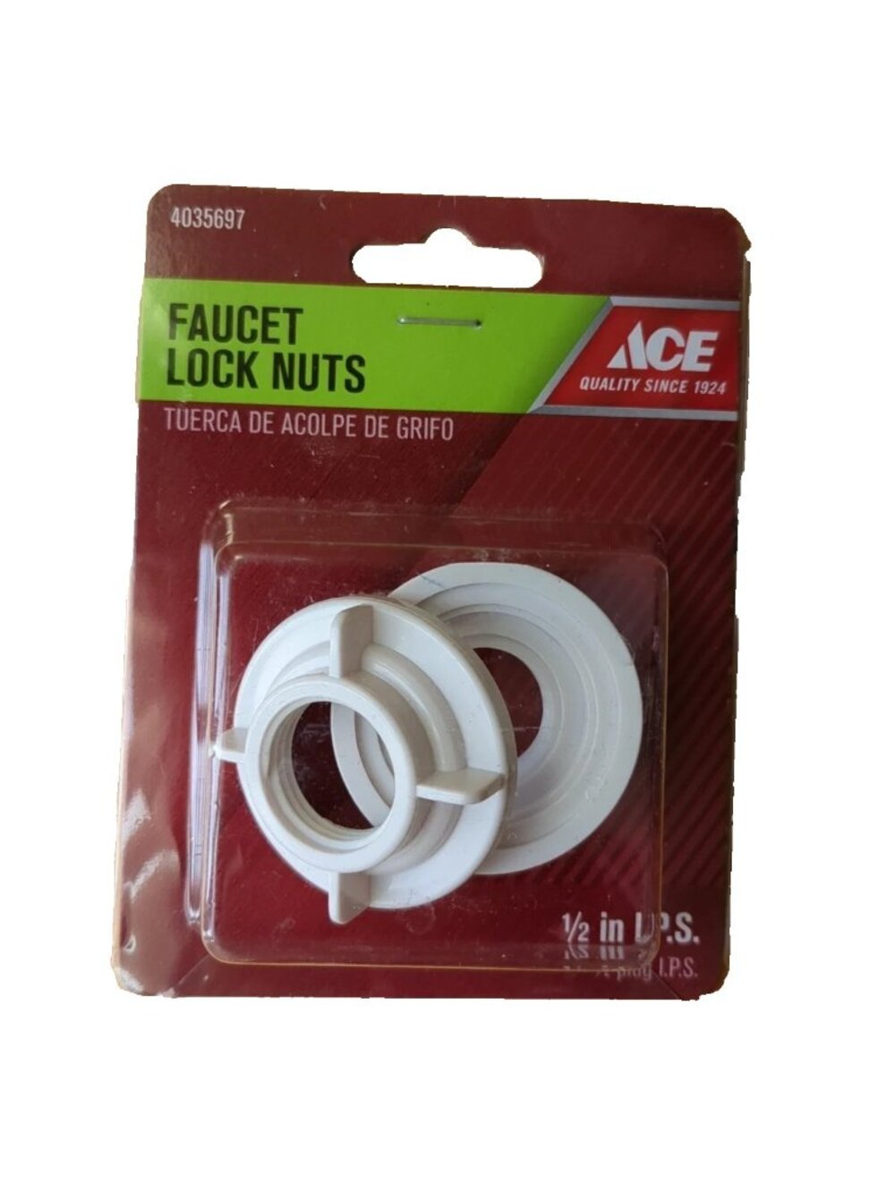 ACE Faucet Lock Nuts 1/2" I.P.S, #4035697